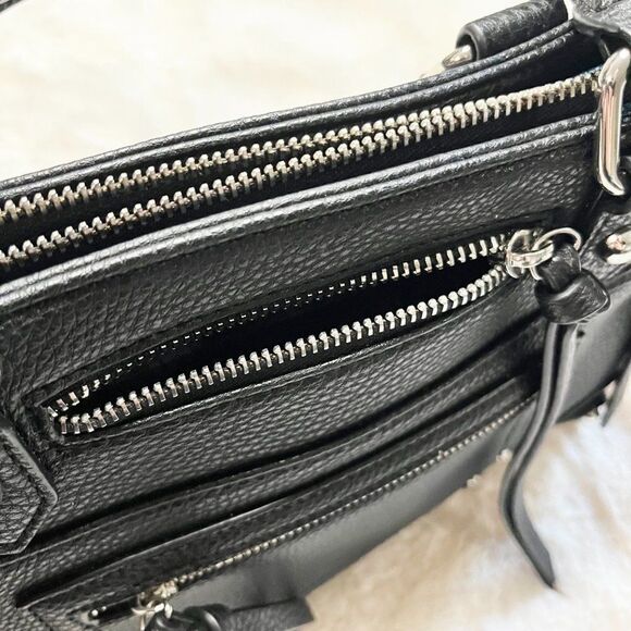 Charming Charlie Black Satchel Bag - Picture 8 of 13